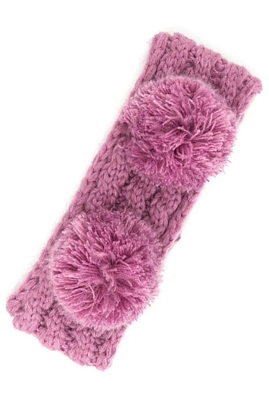 C.C Double Pom Kids Head Wrap With Fuzzy Lining in Mint blue  These super cozy + warm head wraps are our kid's favorites! With two faux fur pom-poms giving your kids/grandkids a cute look while keeping their ears warm! These will sell out - get them as soon as you can while they are in stock!