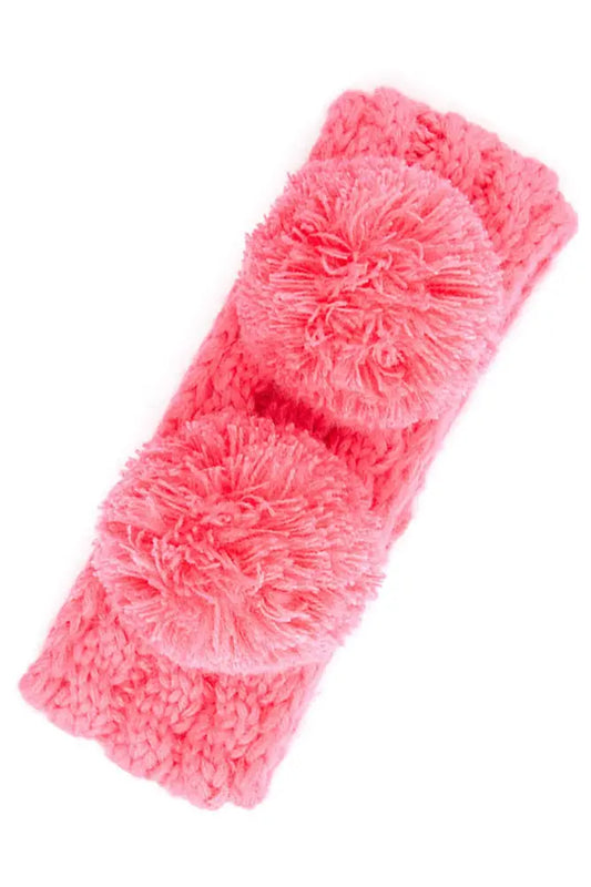 C.C Double Pom Kids Head Wrap With Fuzzy Lining in Mint blue  These super cozy + warm head wraps are our kid's favorites! With two faux fur pom-poms giving your kids/grandkids a cute look while keeping their ears warm! These will sell out - get them as soon as you can while they are in stock!