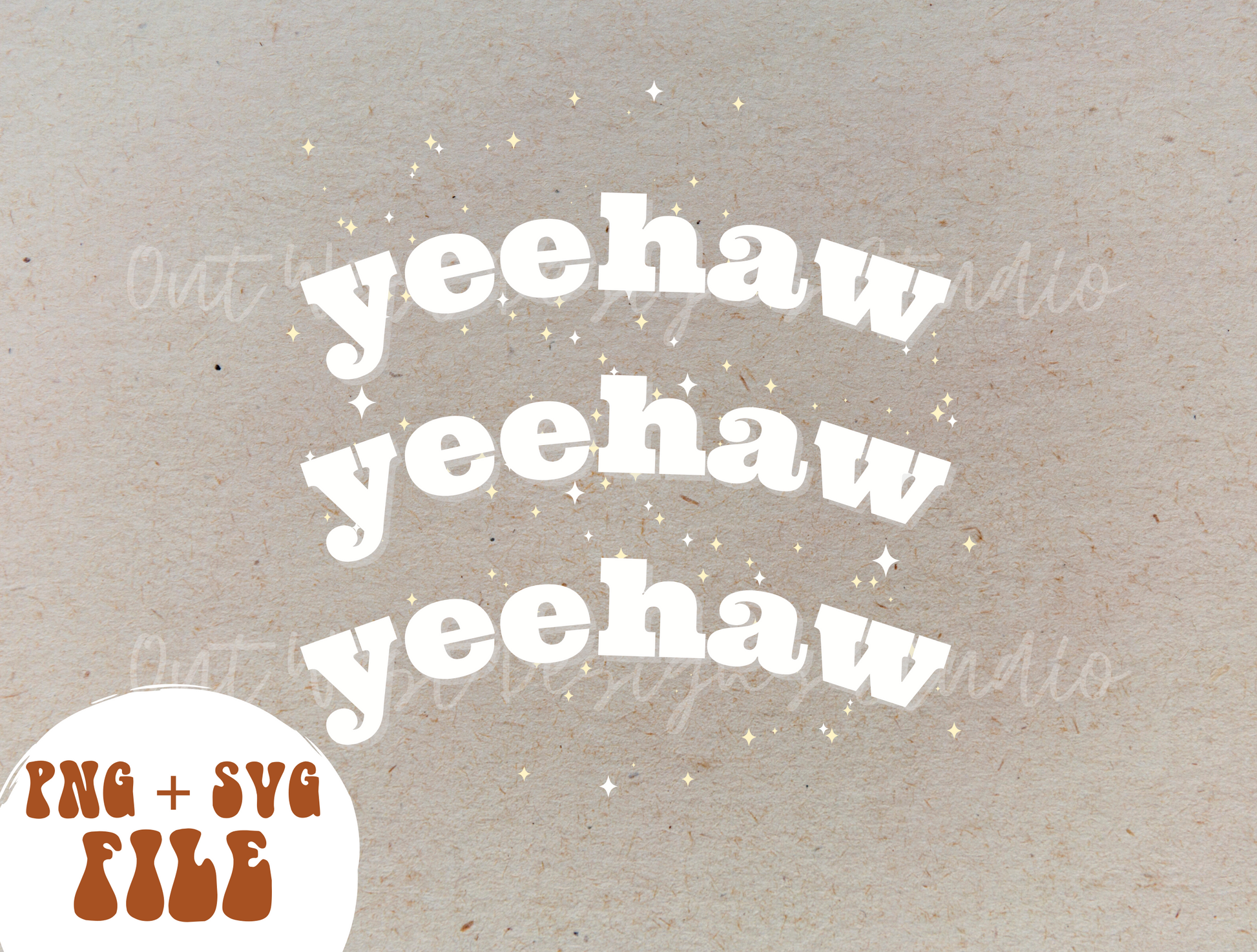 Yeehaw Western PNG + SVG file | Rust + stars | Retro Sublimations, Cowgirl Sublimation, Designs Digital Downloads, Shirt | country