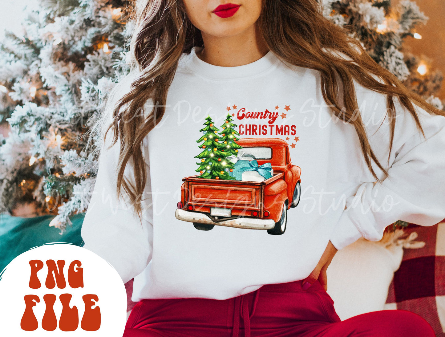 Merry Christmas Vintage Truck Sublimation, Png, Digital Illustration, Sublimation File, Christmas Png, Png Sublimation, Christmas Png file.