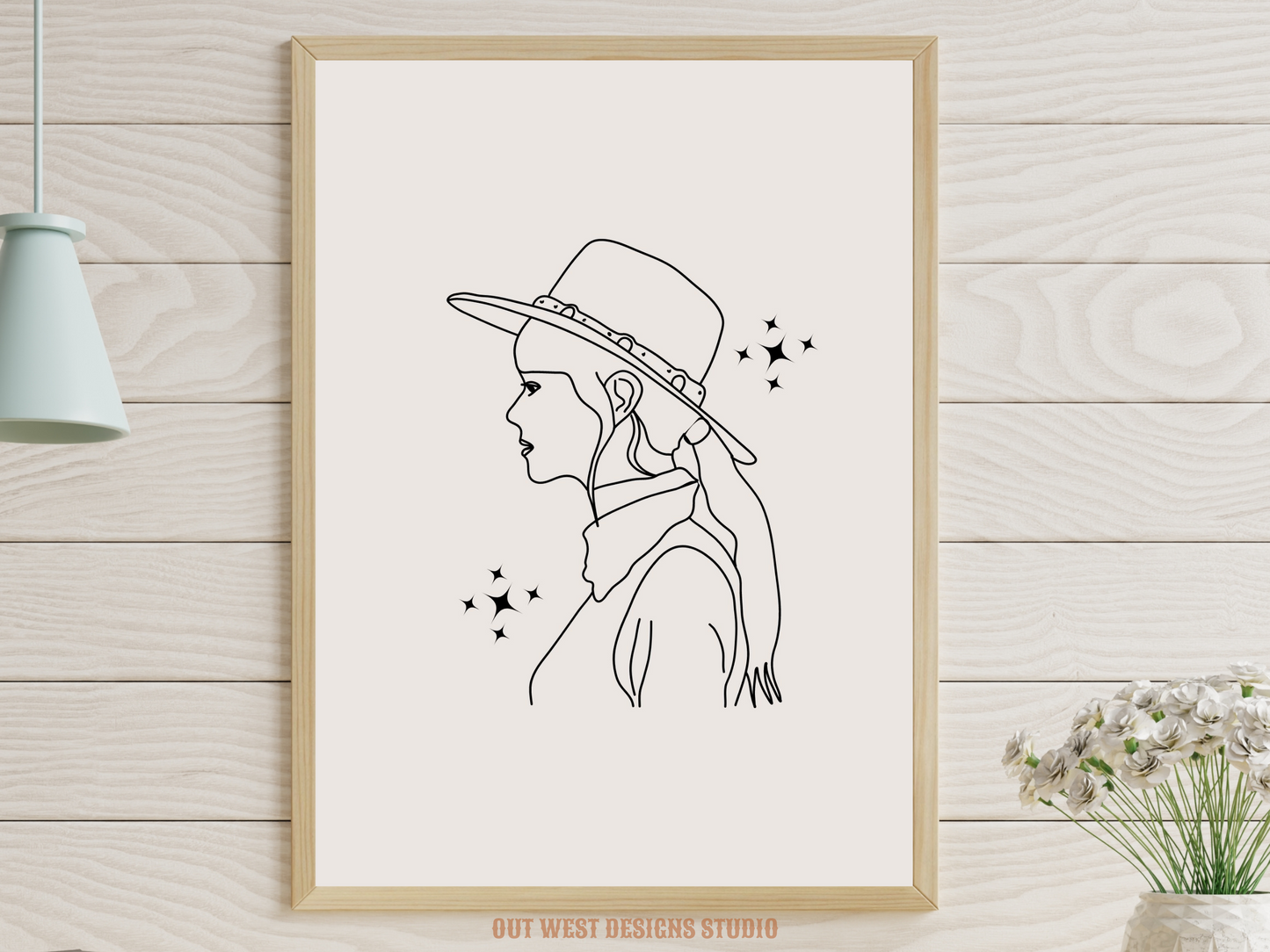 Printable Cosmic Cowgirl print in Off white/grey + black - Western home decor - Poster wall art long cowboy south west bohoPrintable Cosmic Cowgirl print in Off white/grey + black - Western home decor - Poster wall art long cowboy south west boho