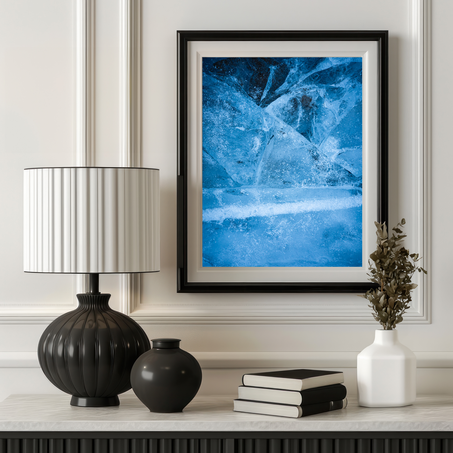 Glacial Calm - Ice Print