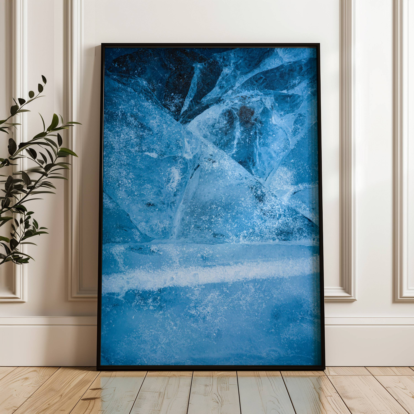 Glacial Calm - Ice Print