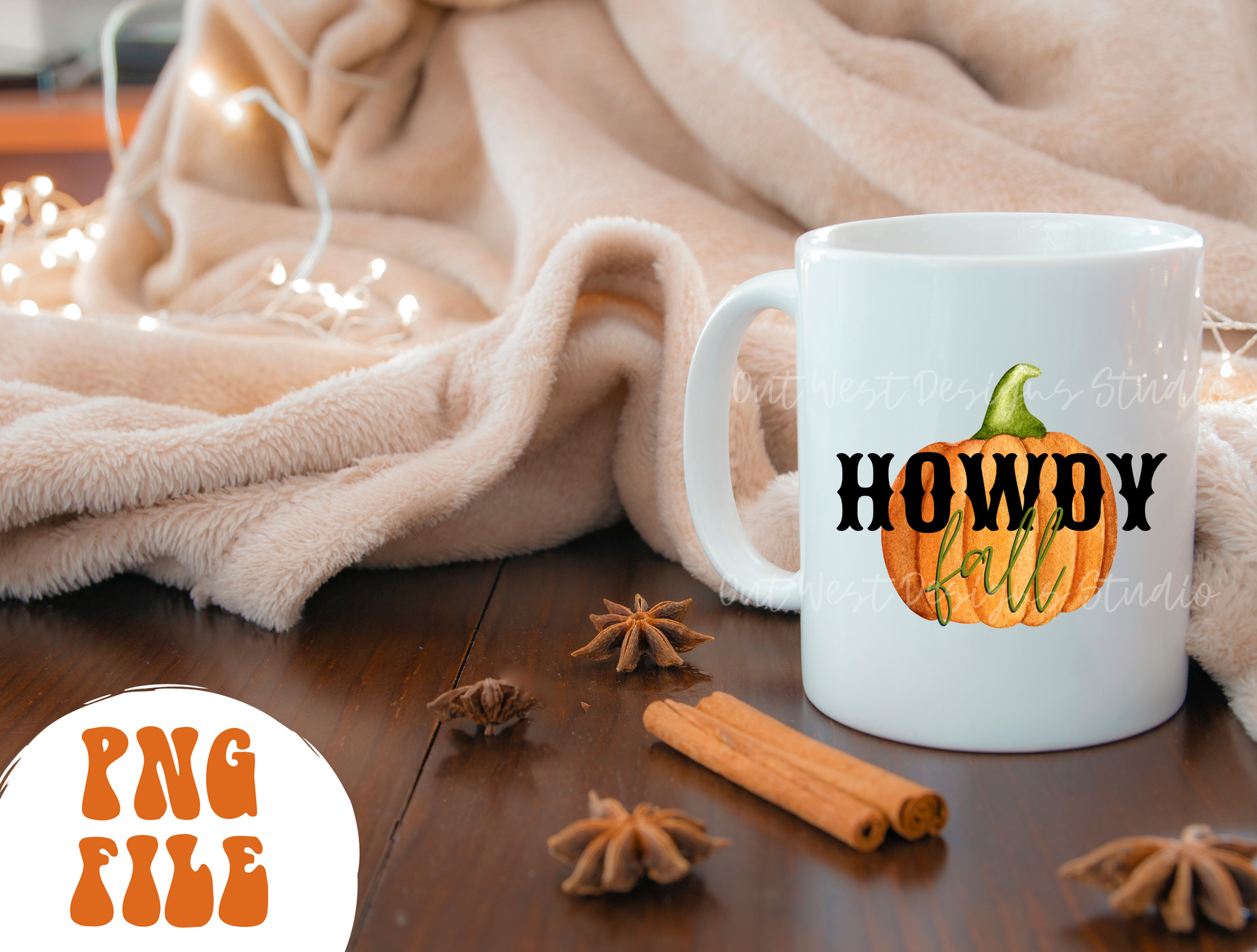 Western Fall halloween Howdy fall pumpkin PNG, Season, Sublimation Design instant Downloads, Retro Autumn Vibes, Thanksgiving