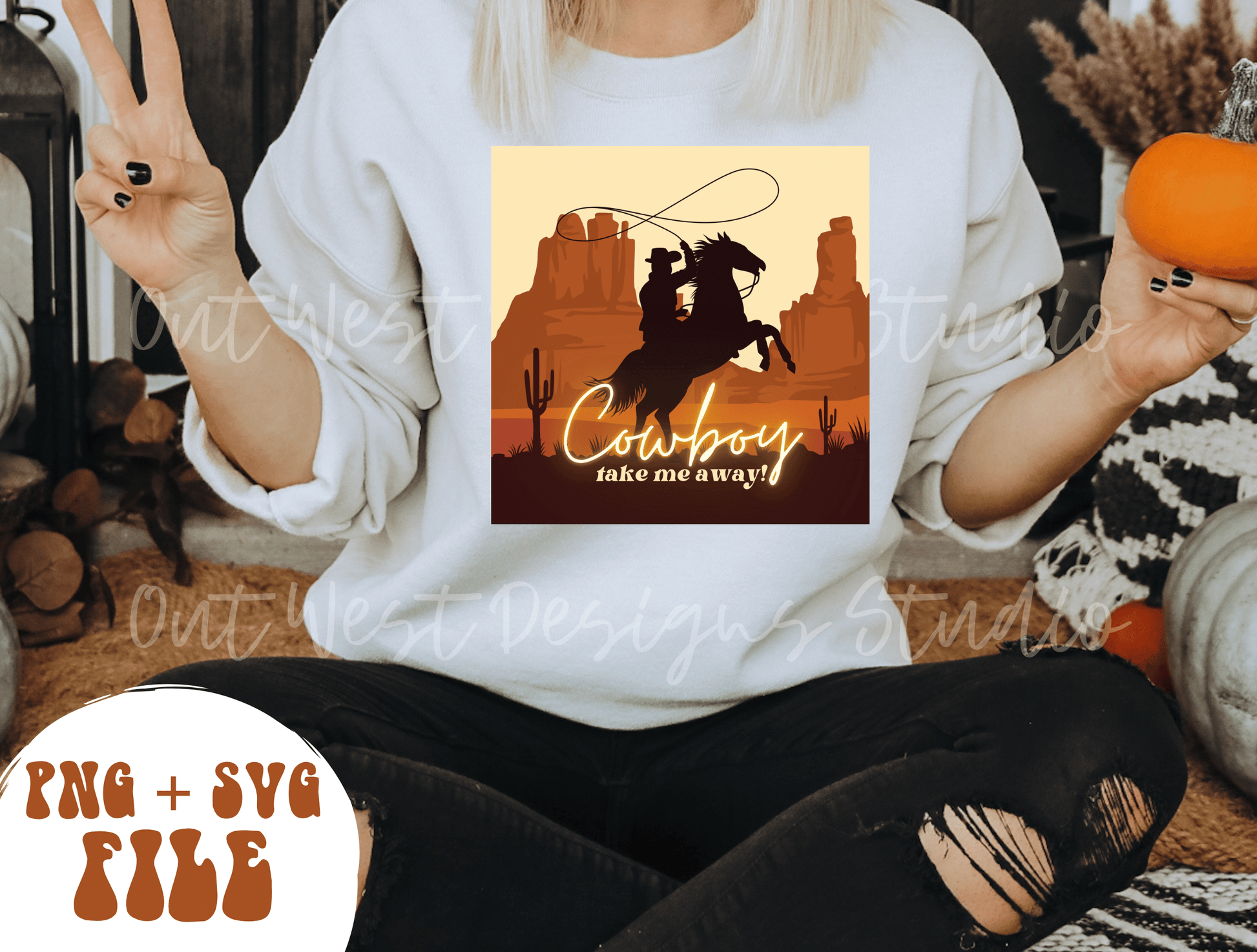 Western Cowboy Desert Current Mood PNG file | Rodeo SVG | Retro Sublimations, Cowgirl Sublimation, Designs Digital Downloads, Shirt Design