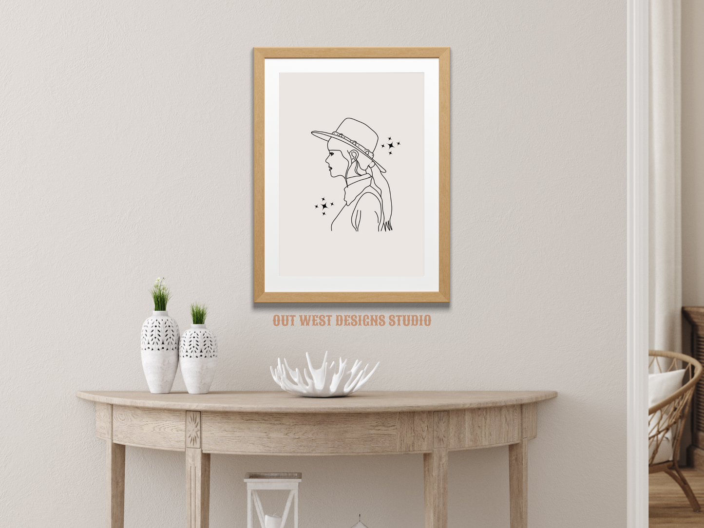 Printable Cosmic Cowgirl print in Off white/grey + black - Western home decor - Poster wall art long cowboy south west bohoPrintable Cosmic Cowgirl print in Off white/grey + black - Western home decor - Poster wall art long cowboy south west boho