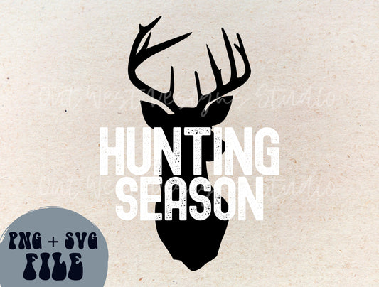 Deer Hunting Season Country SVG + PNG, Buck hunter | Cut file Sublimation Design instant Downloads | Digital files