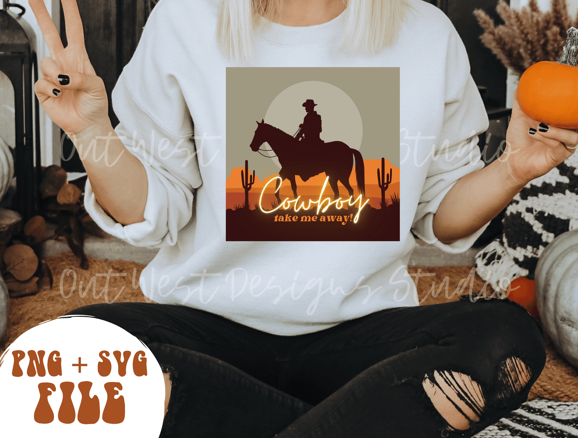 Western Cowboy Desert Current Mood PNG file | Rodeo SVG | Retro Sublimations, Cowgirl Sublimation, Designs Digital Downloads, Shirt Design