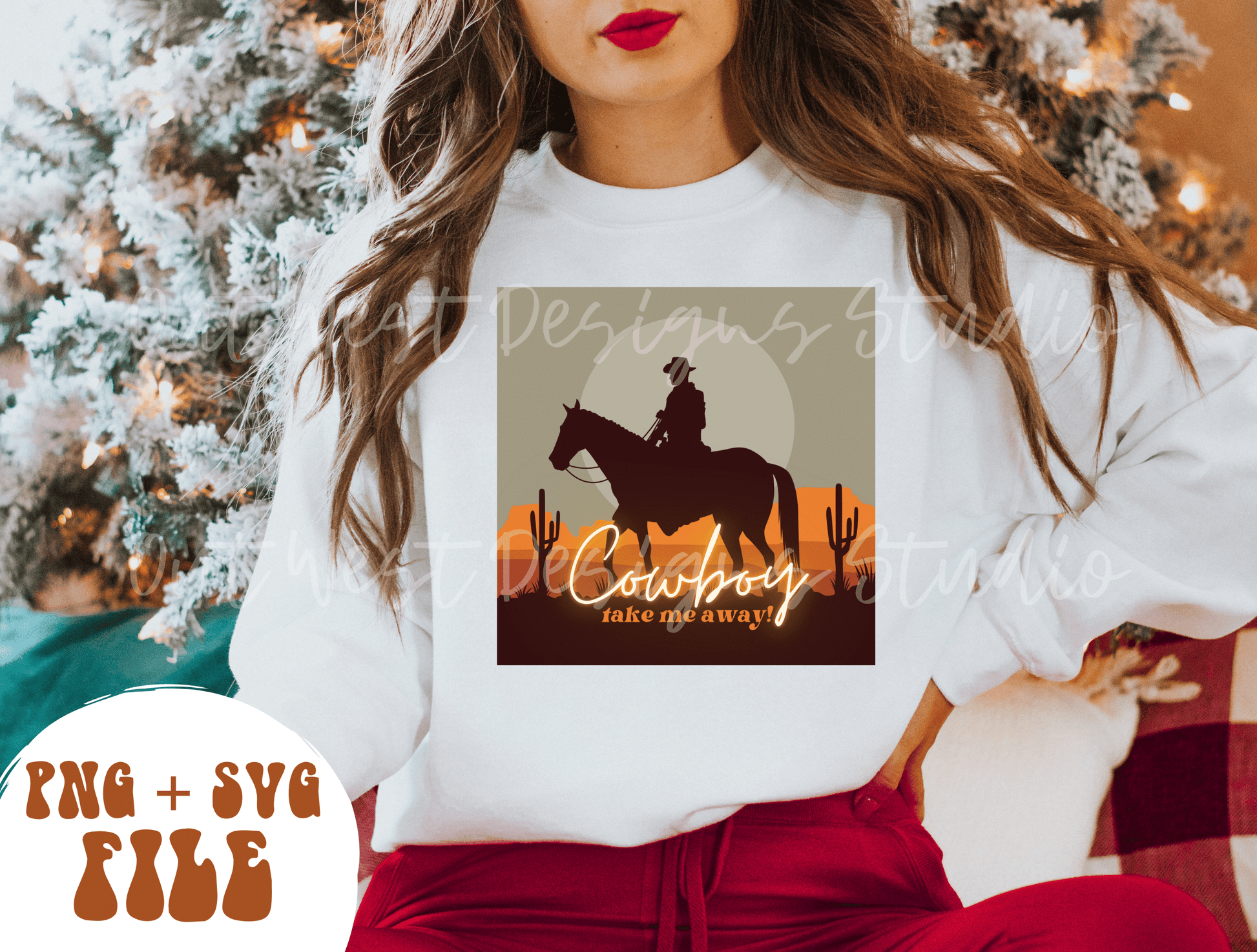 Western Cowboy Desert Current Mood PNG file | Rodeo SVG | Retro Sublimations, Cowgirl Sublimation, Designs Digital Downloads, Shirt Design