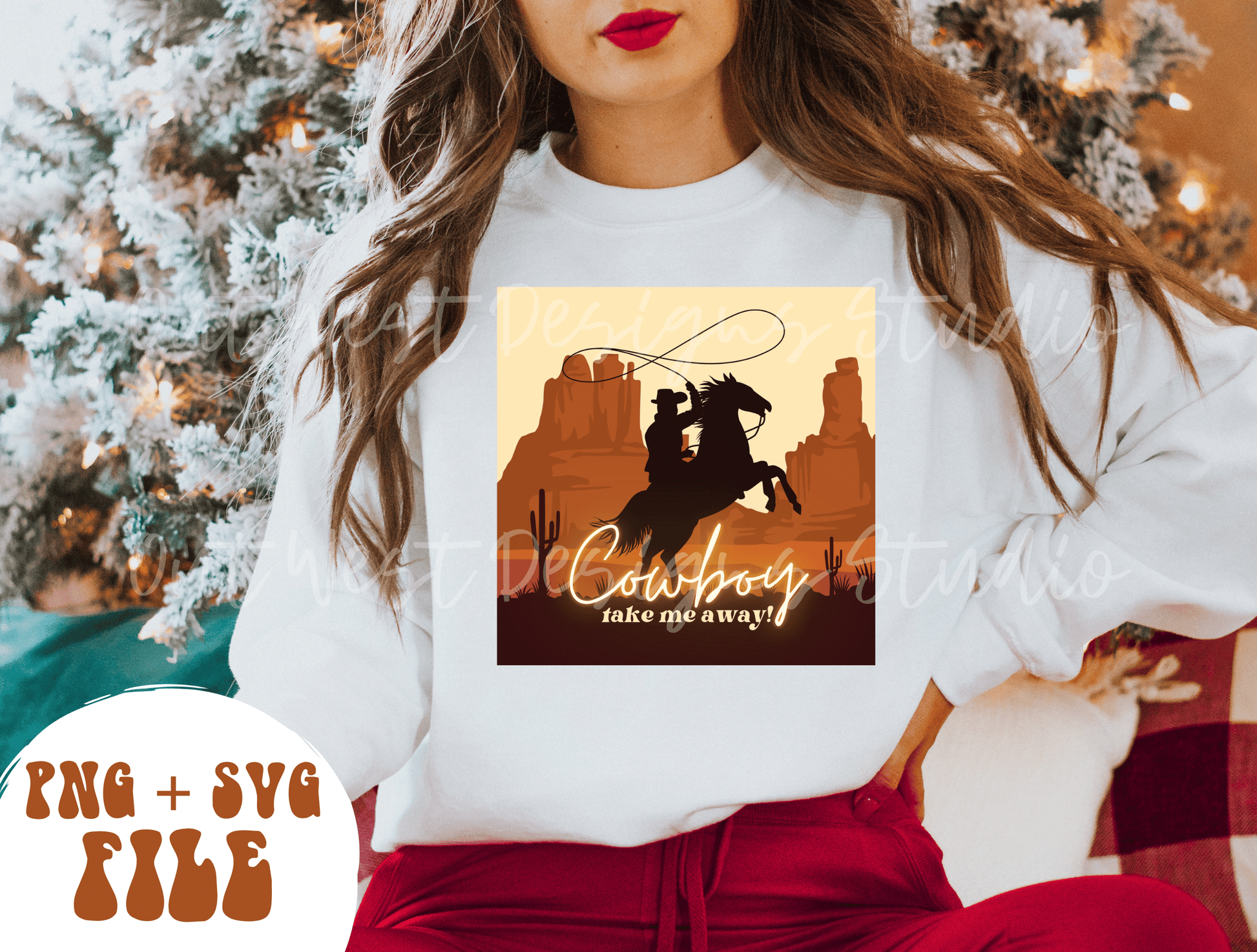 Western Cowboy Desert Current Mood PNG file | Rodeo SVG | Retro Sublimations, Cowgirl Sublimation, Designs Digital Downloads, Shirt Design