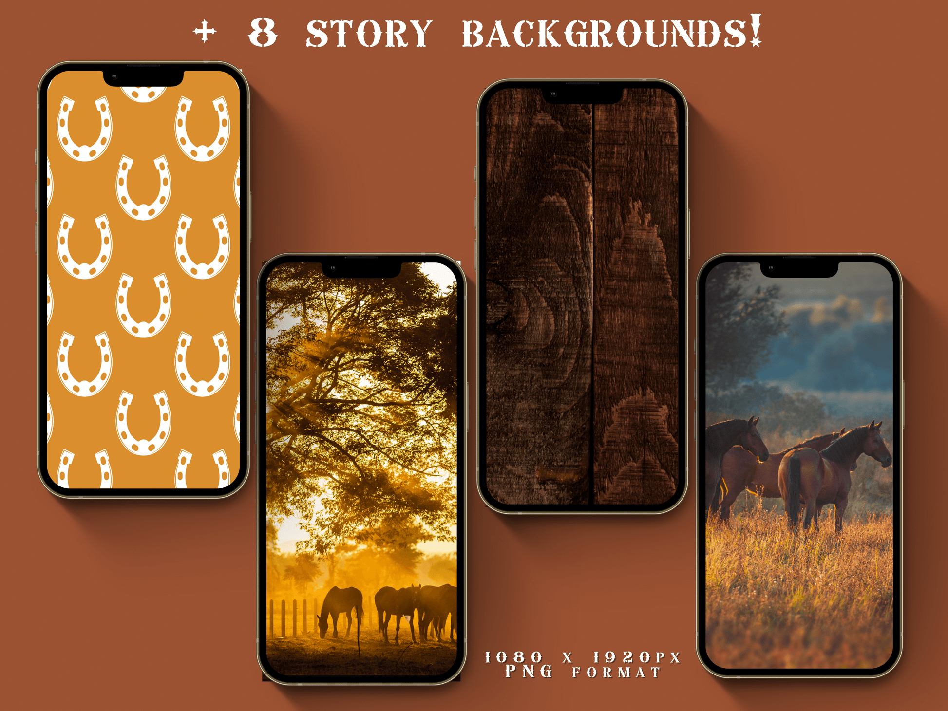 Equestrian horse riding Instagram highlight covers + story backgrounds - Fall earthy show jumping, pony, dressage, rodeo cowgirl IG icons