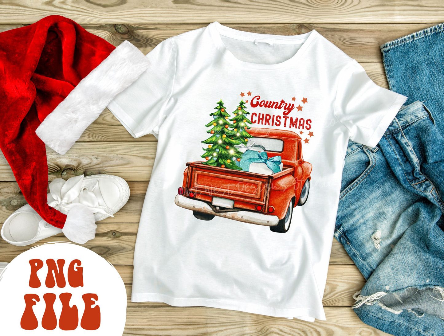 Merry Christmas Vintage Truck Sublimation, Png, Digital Illustration, Sublimation File, Christmas Png, Png Sublimation, Christmas Png file.