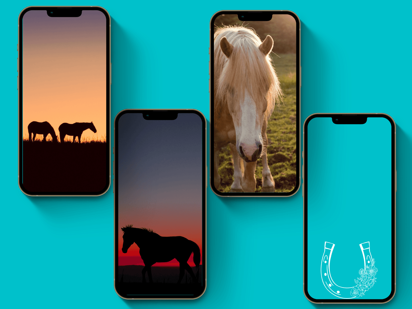 Aqua Equestrian horse riding Instagram highlight covers + story backgrounds - show jumping, pony, dressage, rodeo cowgirl IG icons