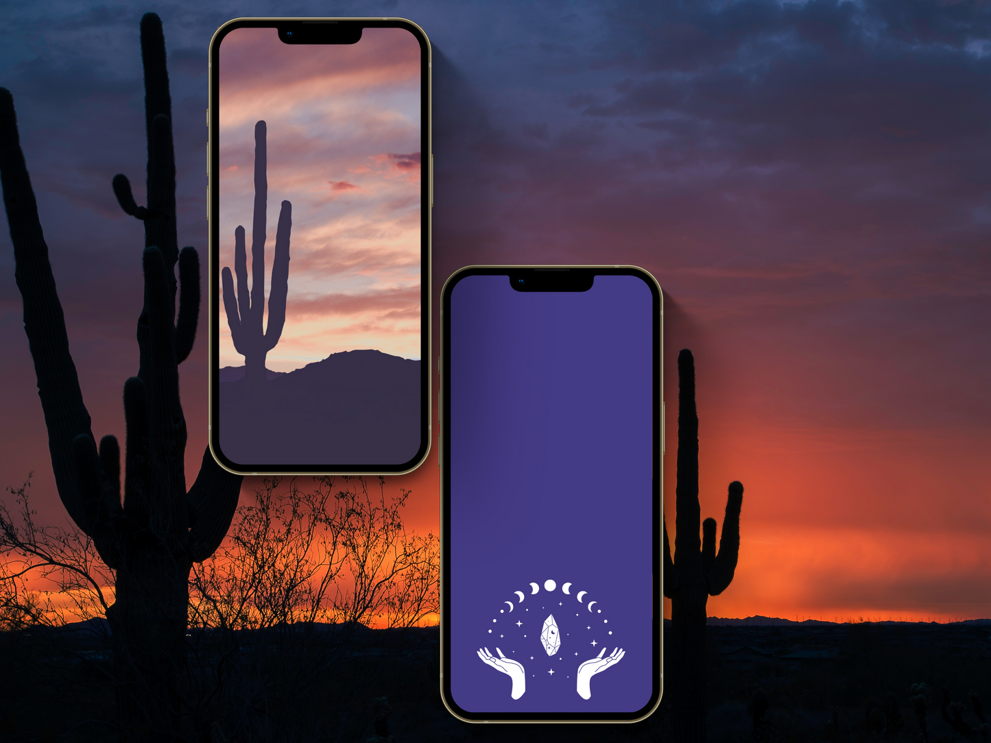 Wild West Desert Cowgirl Instagram highlight covers + story backgrounds - Western Southwest Pink, orange + purple cowboy western IG icons