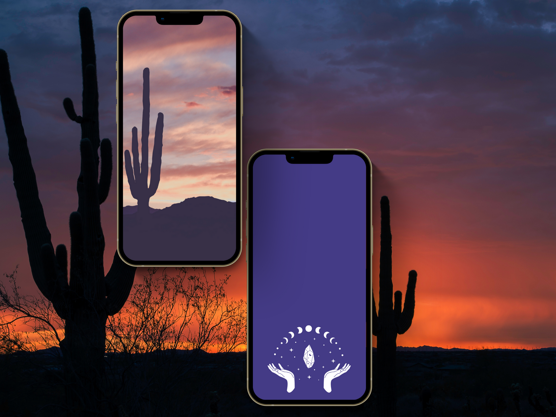 Wild West Desert Cowgirl Instagram highlight covers + story backgrounds - Western Southwest Pink, orange + purple cowboy western IG icons