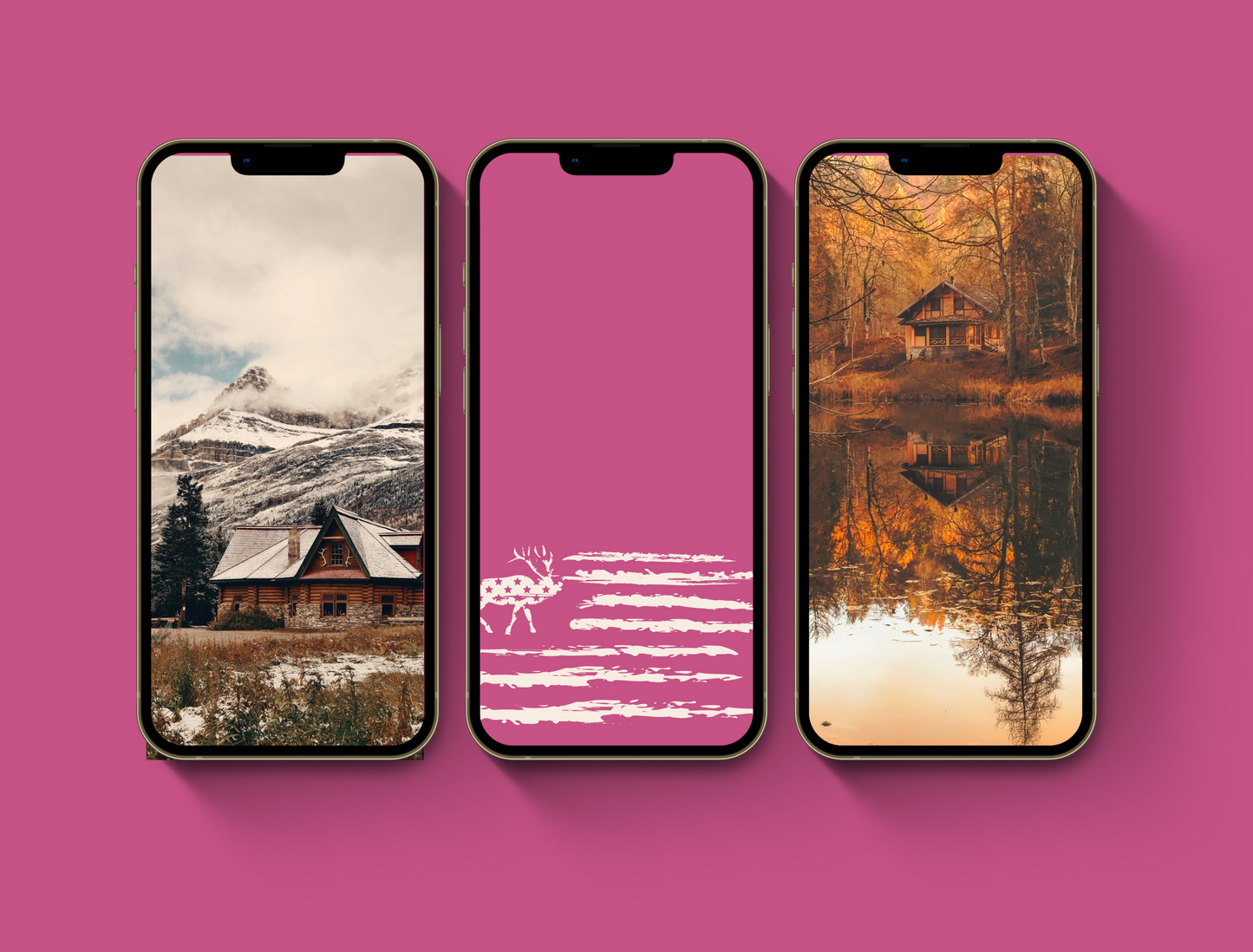 Redneck Country Instagram highlight covers + story backgrounds - Pink hunting camo - Western IG icons | deer elk bear hunter social media