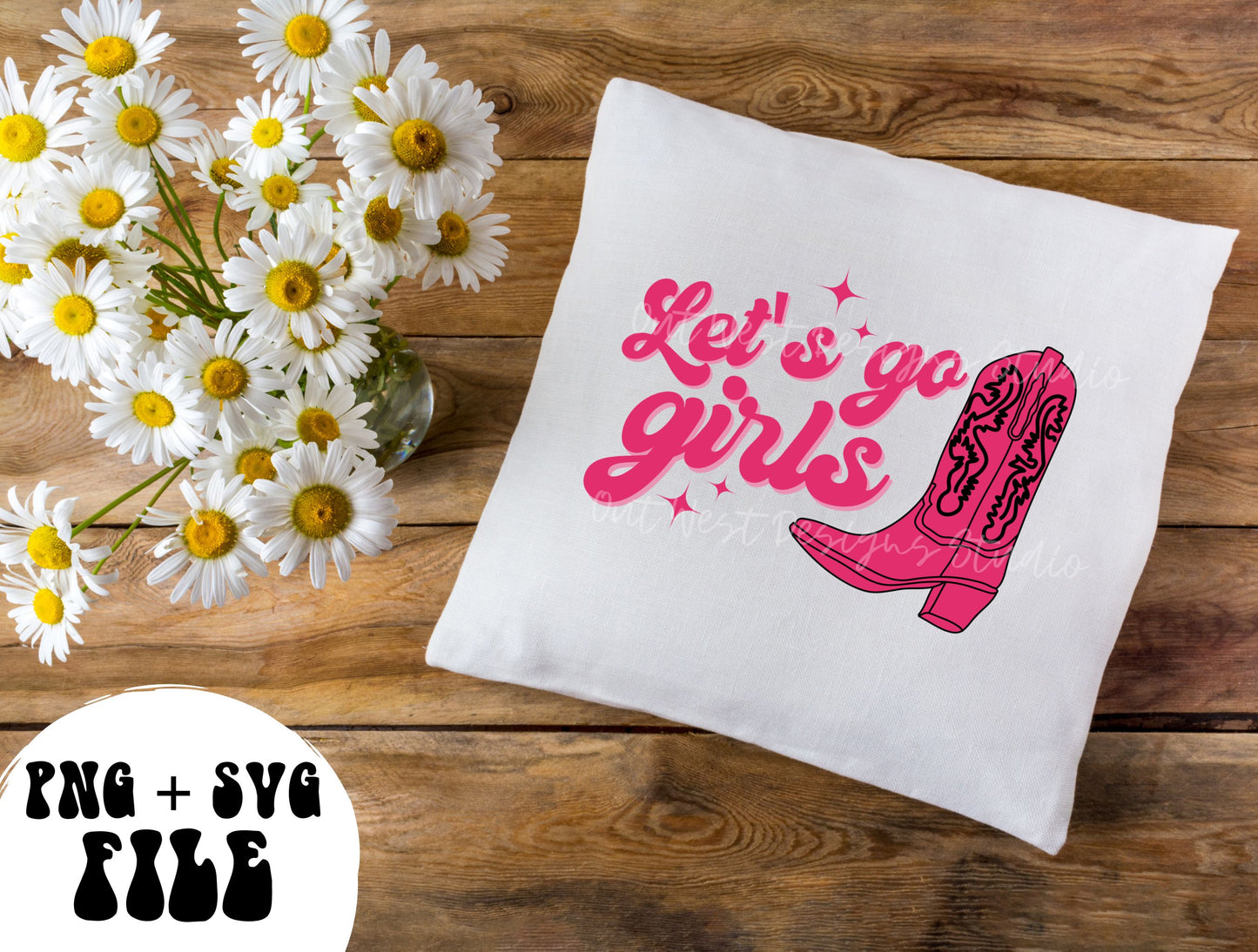 Let's go girls cowgirl PNG, Bachelorette SVG Sublimation Design instant Downloads, Birthday Rodeo Party | Retro Cowboy party Western shirt Shania Twain