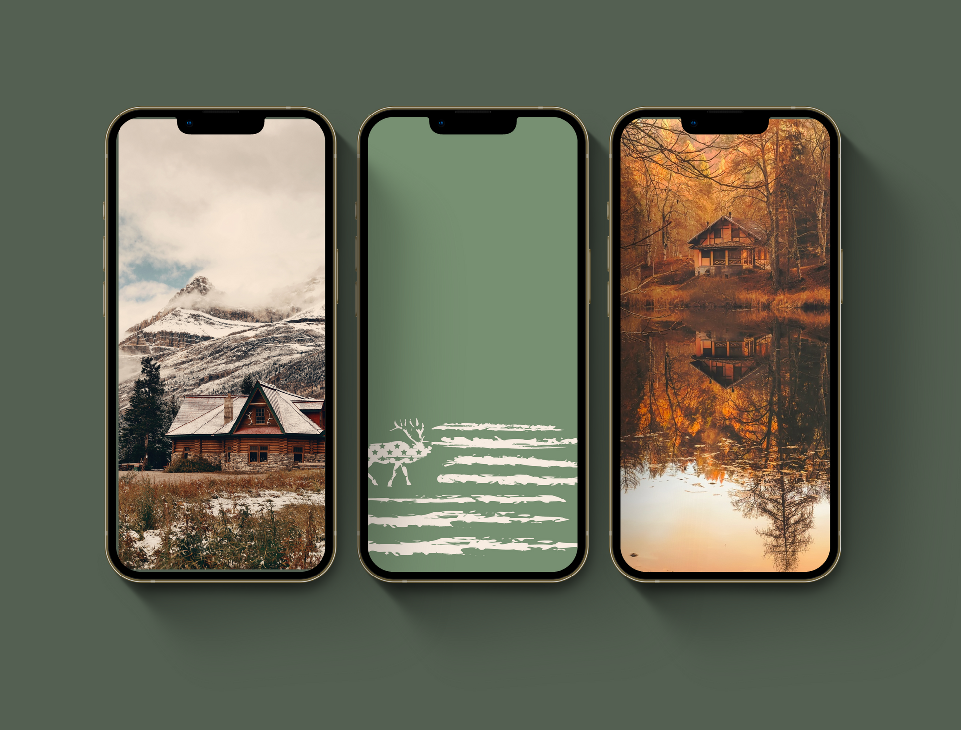 REDNECK Country Instagram highlight covers + story backgrounds - Green hunting camo - Western IG icons | deer elk bear hunter social media