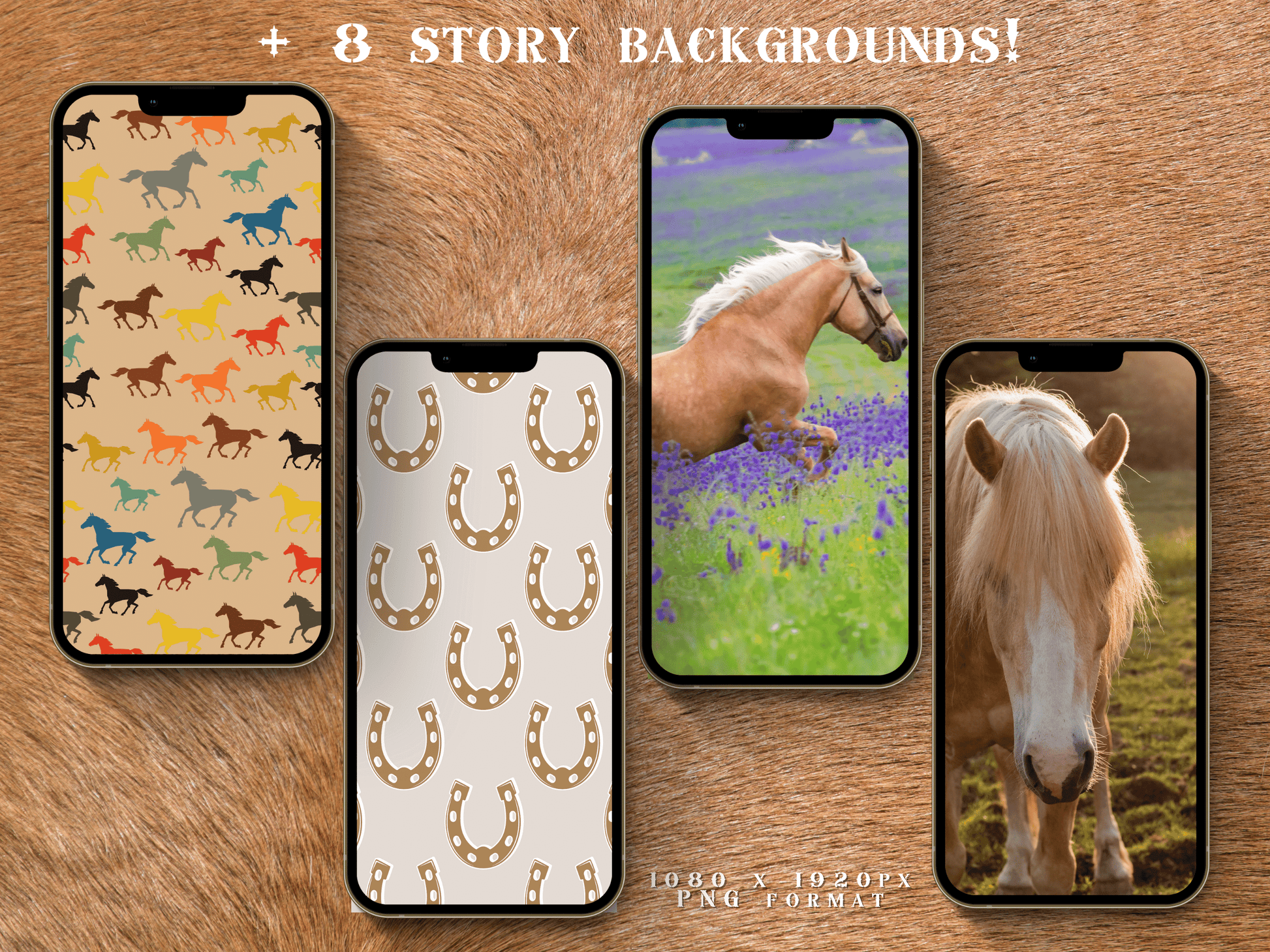 Palomino Equestrian horse riding Instagram highlight covers + story backgrounds - show jumping, pony, dressage, rodeo cowgirl IG icons