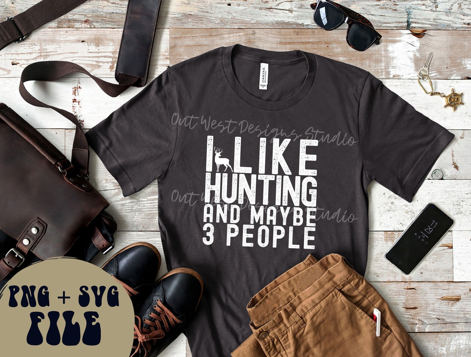 Deer Hunting Country I like hunting T-shirt SVG + PNG, Buck Season Hunter | Sublimation Design instant Downloads | Digital files