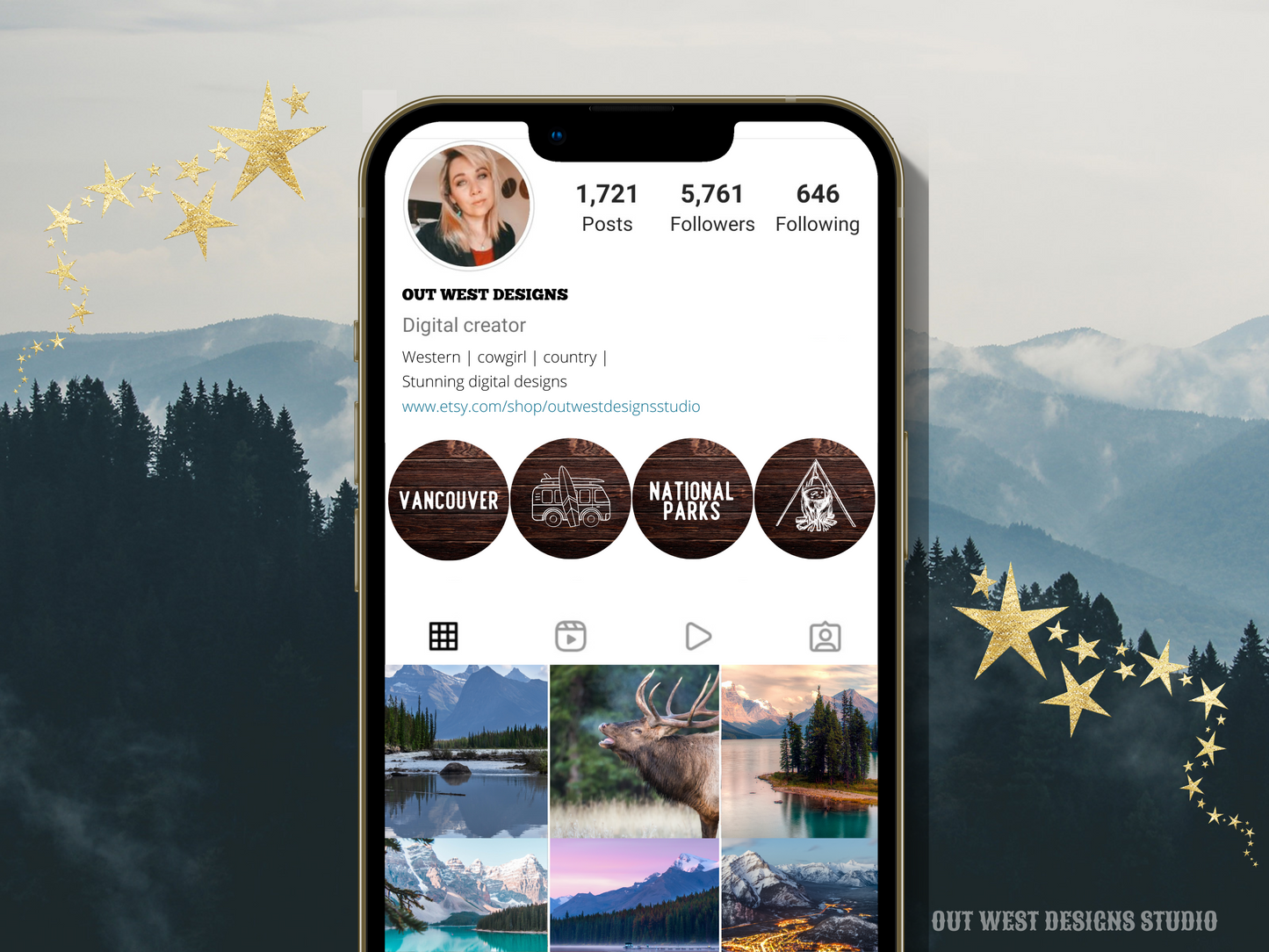 Canada Adventure travel boho Instagram highlight covers + story backgrounds - Canadian wood nature | exploring wanderlust camping IG icons