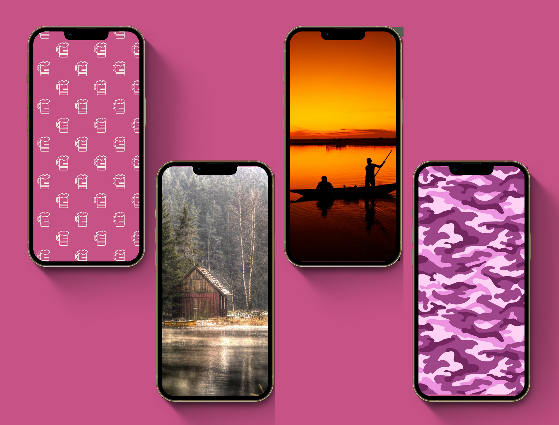 Redneck Country Instagram highlight covers + story backgrounds - Pink hunting camo - Western IG icons | deer elk bear hunter social media