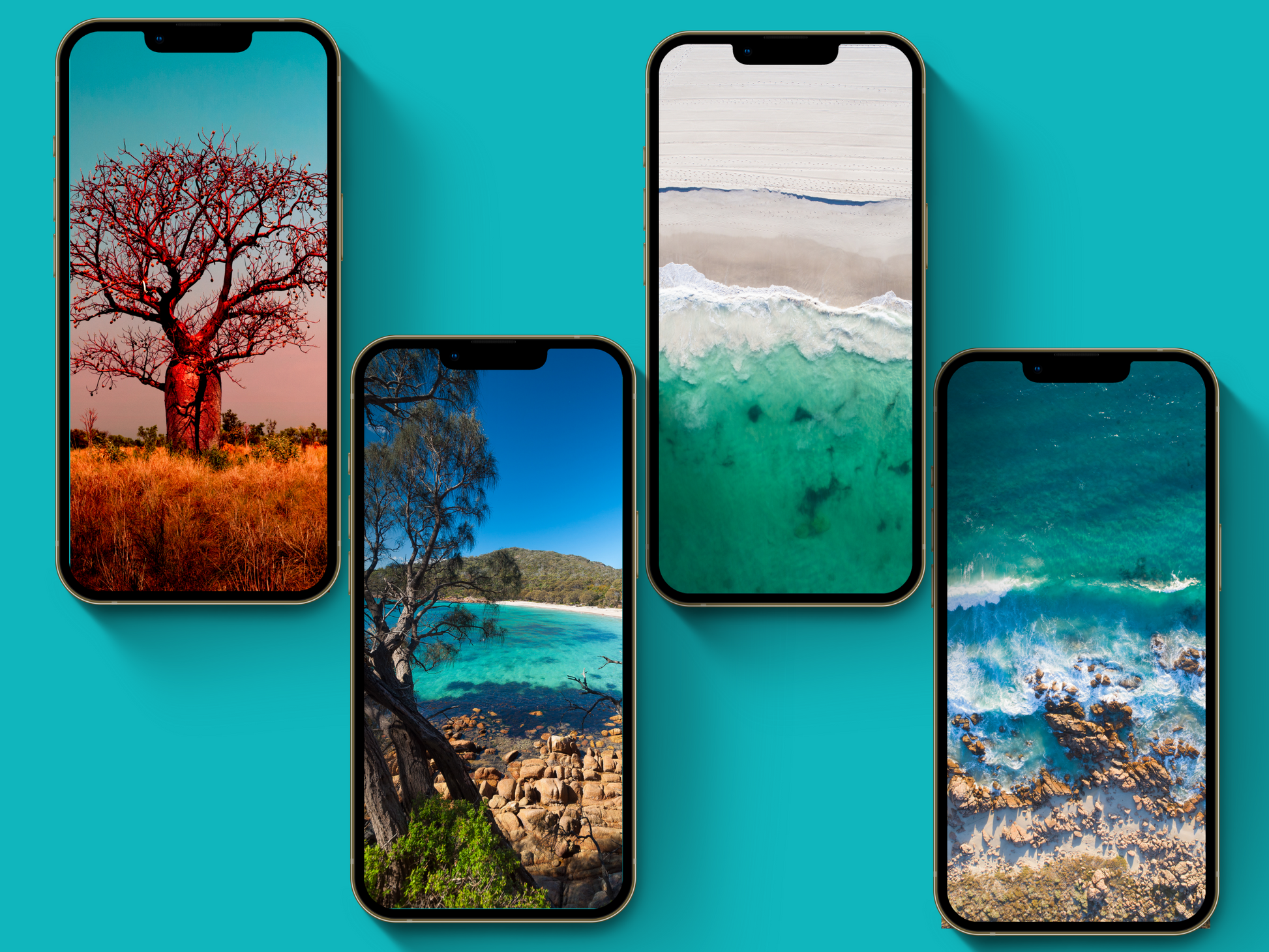 Australian travel boho Instagram highlight covers + story backgrounds - Outback orange pinks cream color Australia wanderlust IG icons
