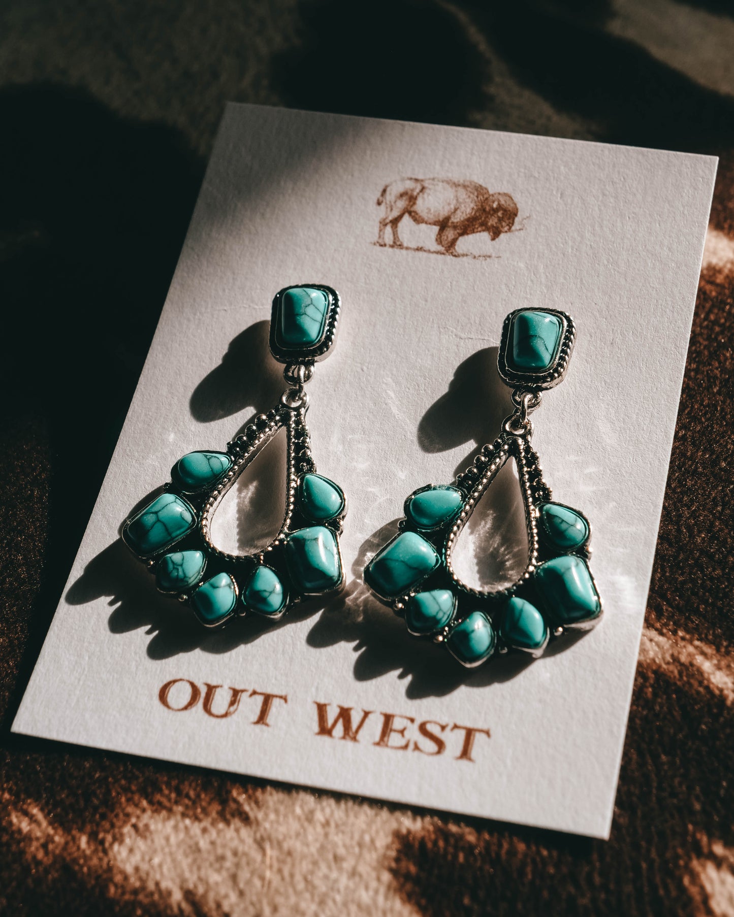 Rock n' Roll class earings | turquoise